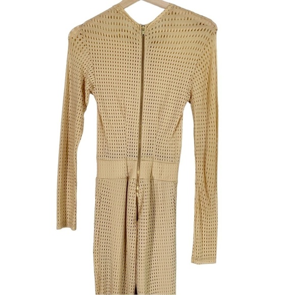 Ricki Brazil Au Naturel Mesh Stirrup Catsuit Jumpsuit Size Small - Picture 6 of 8